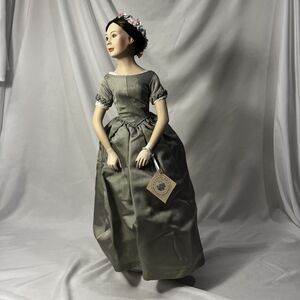 Vintage Smithsonian Inst. 150th Anniversary Doll---Maria ~19" with stand